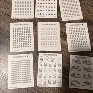 TheCoffeeMonsterzCo Planner Stickers